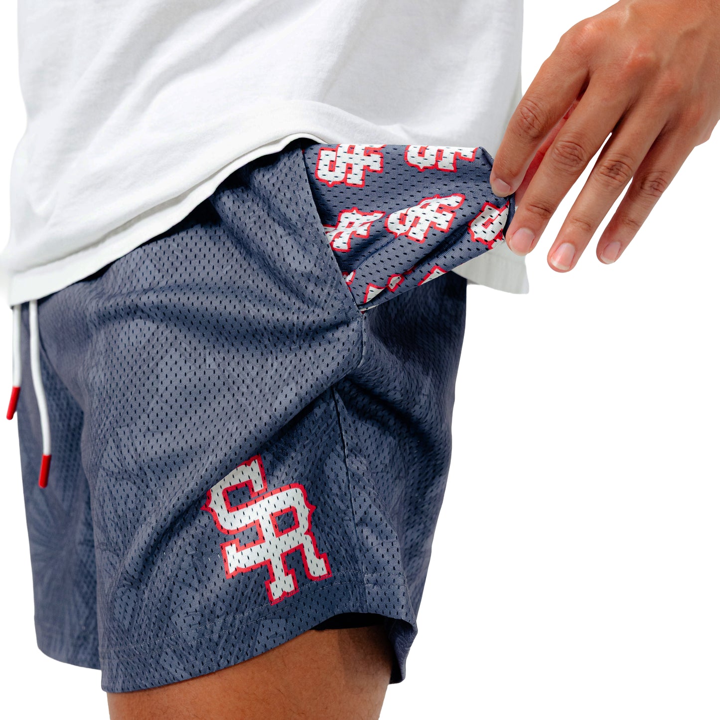 Varsity Mesh Shorts (Midnight Camo)