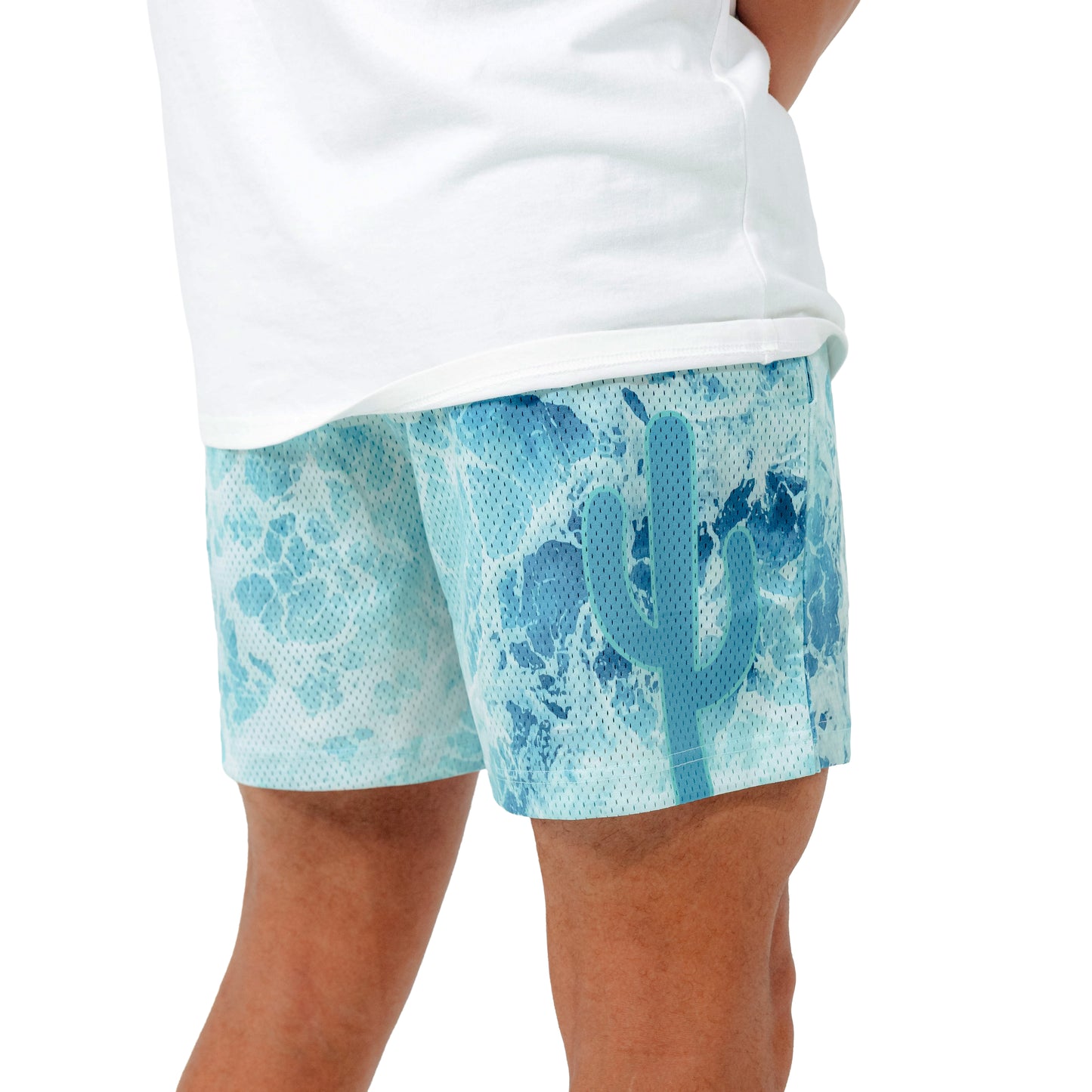 Varsity Mesh Shorts (Blue Wave)