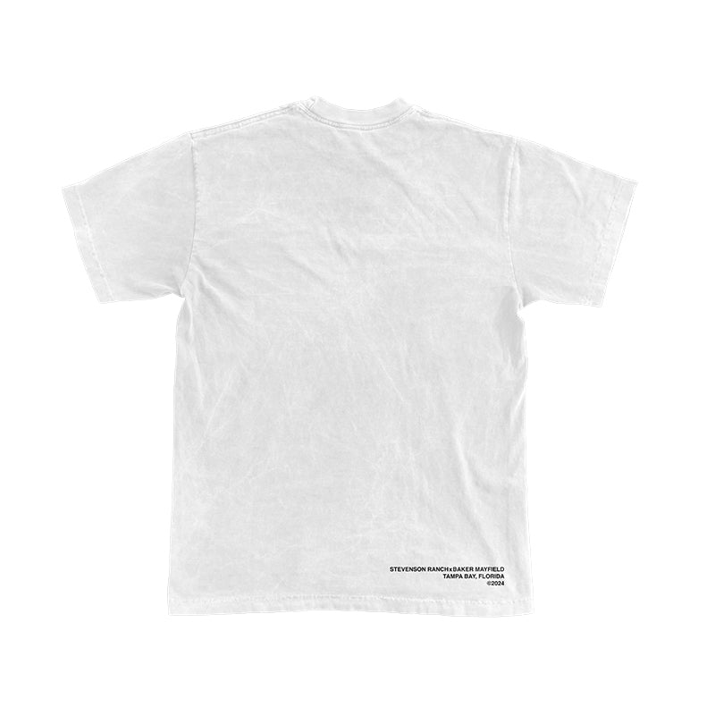 Stevenson Ranch x Baker Mayfield #6 Tee (White)