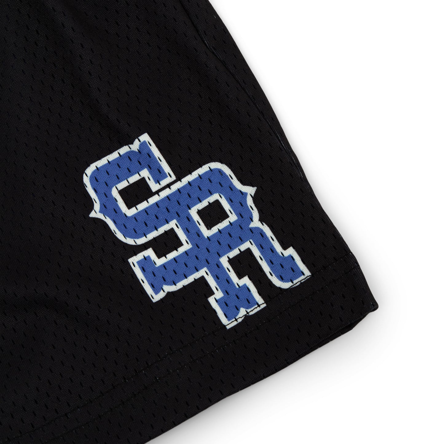 Varsity Mesh Shorts (Black/Blue)