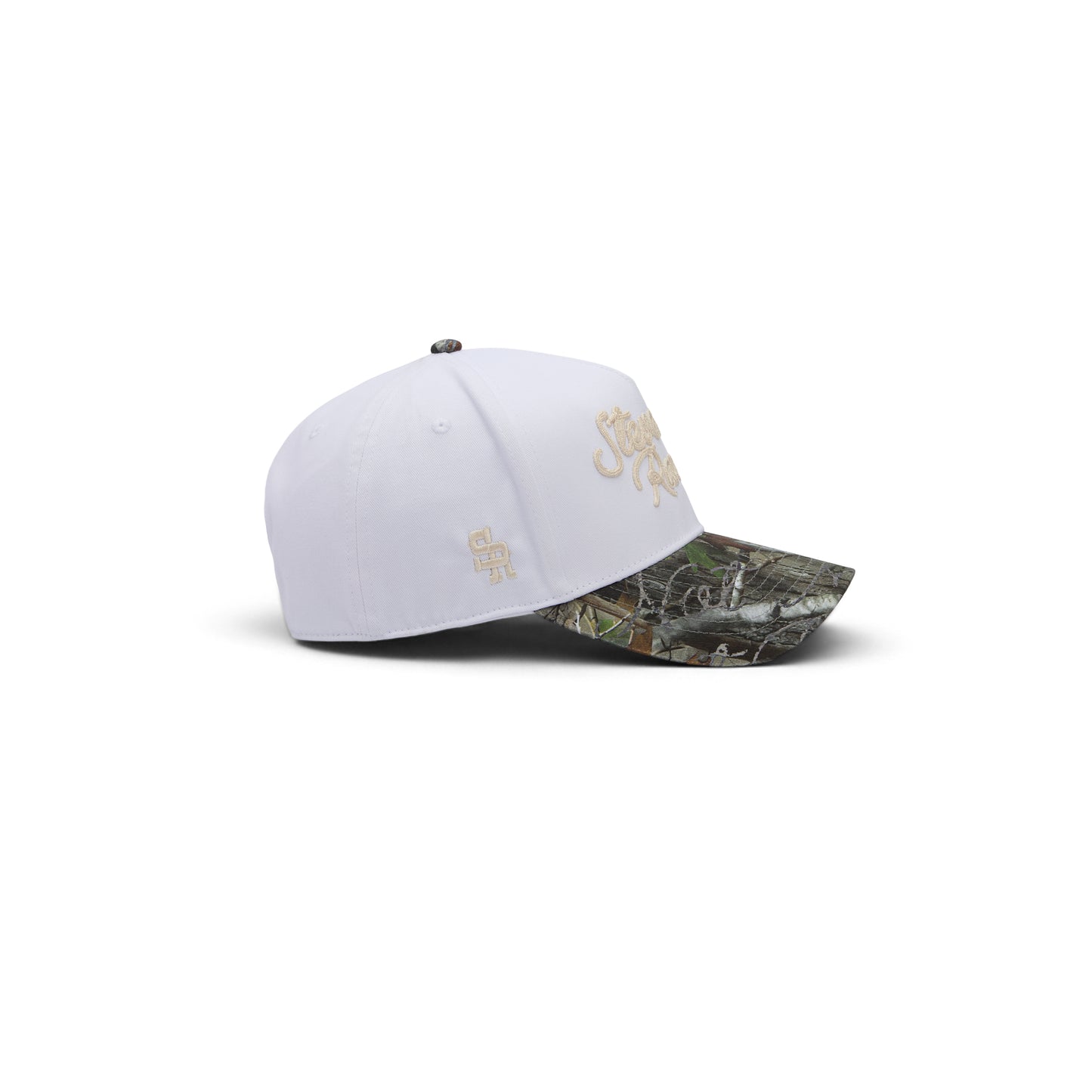 Midtown "Script Logo" Structured Hat (White/Camo)
