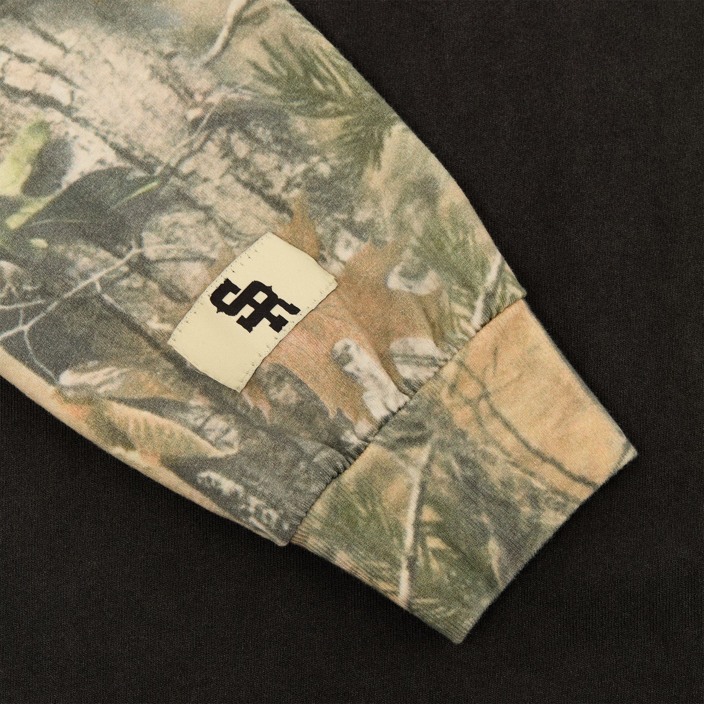 Hunting Club Twofer Tee (Vintage black/Camo)