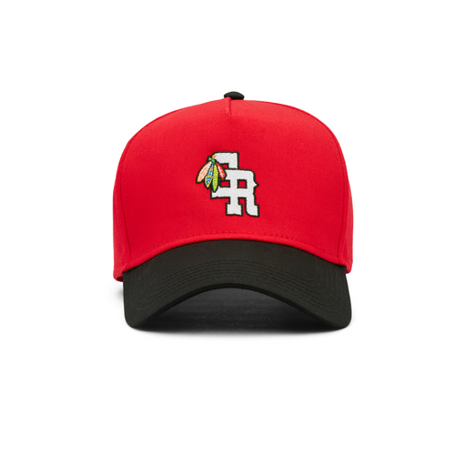 Stevenson Ranch x Chicago "Anthem" Hat (Red/Black)