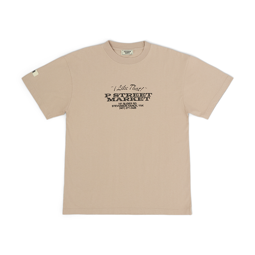 P Street Market Tee (Beige)