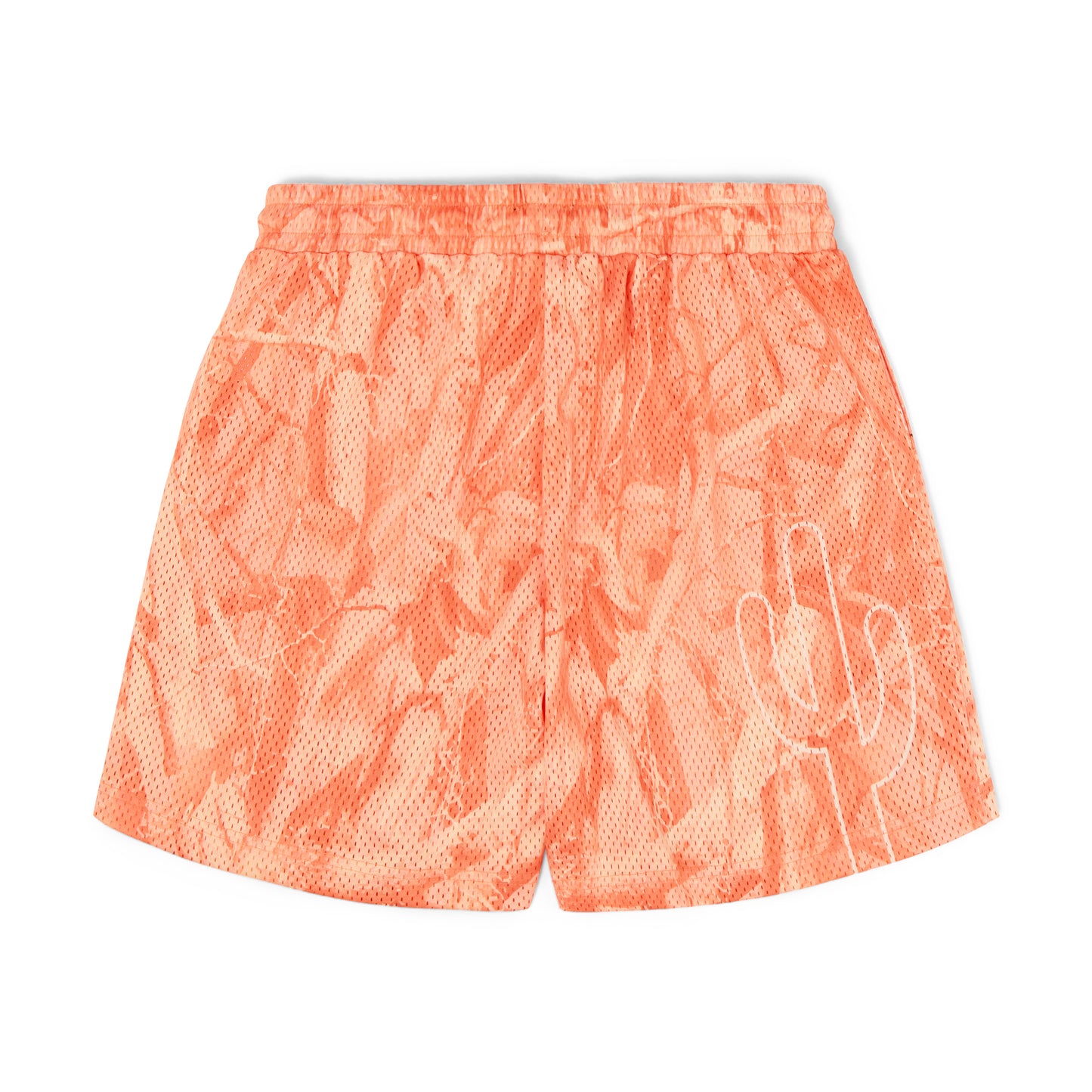 Varsity Mesh Shorts (Peach Camo)