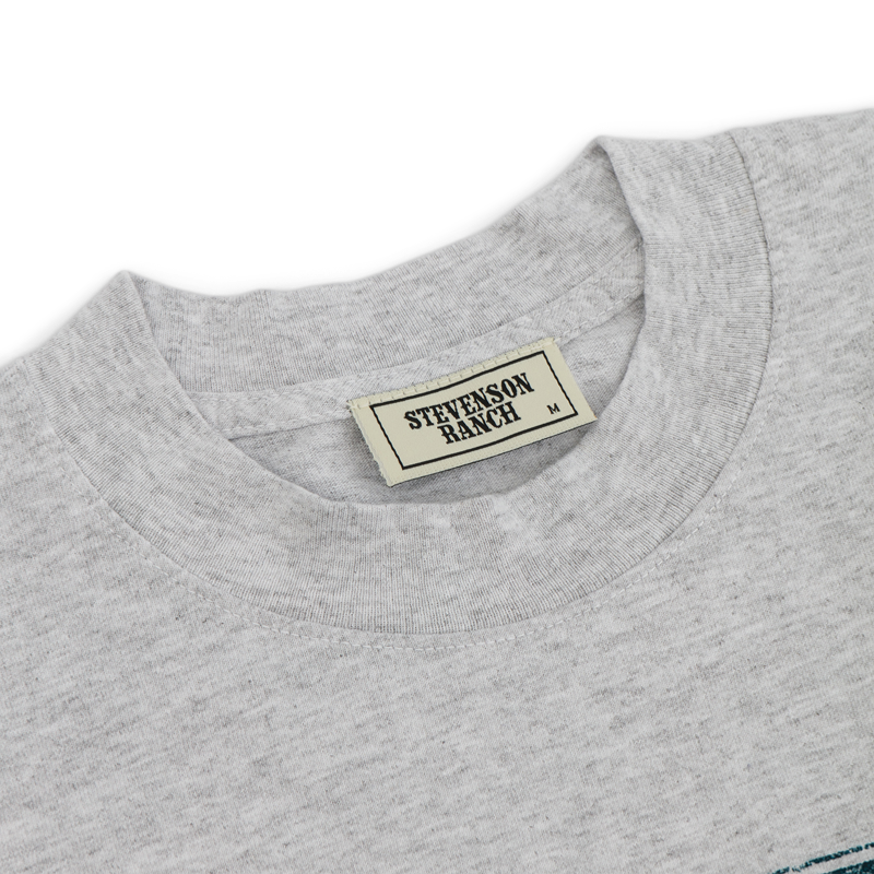 Allegiance Crop Tee (Ash Grey)