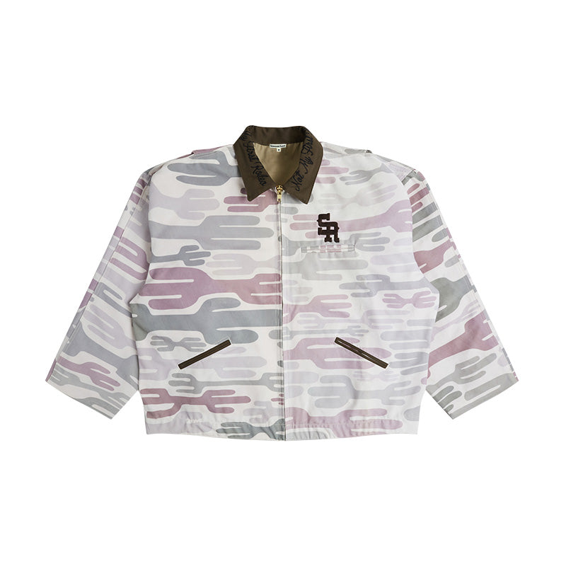 Cacti Camo Canvas Work Jacket