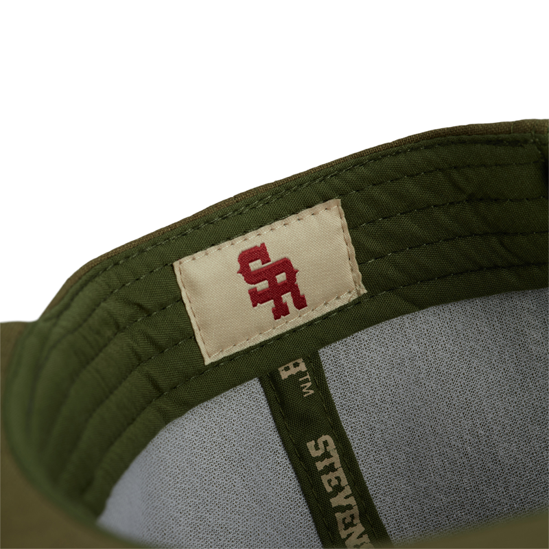 "The Journeyman" Unstructured Hat (Olive/Cream)