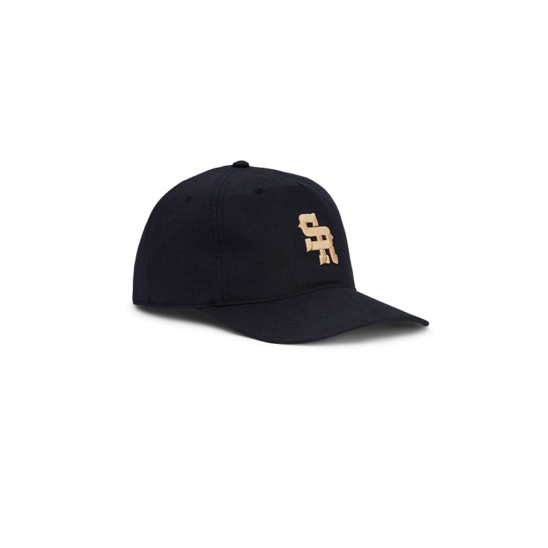 "The Journeyman" Unstructured Hat (Navy/Cream)