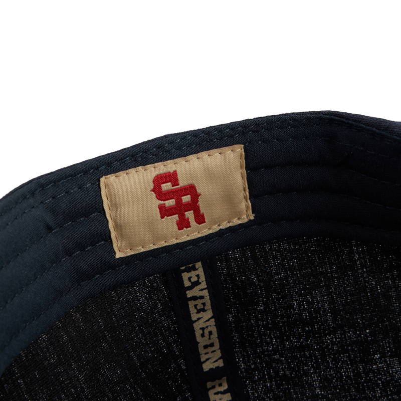 "The Journeyman" Unstructured Hat (Navy/Cream)