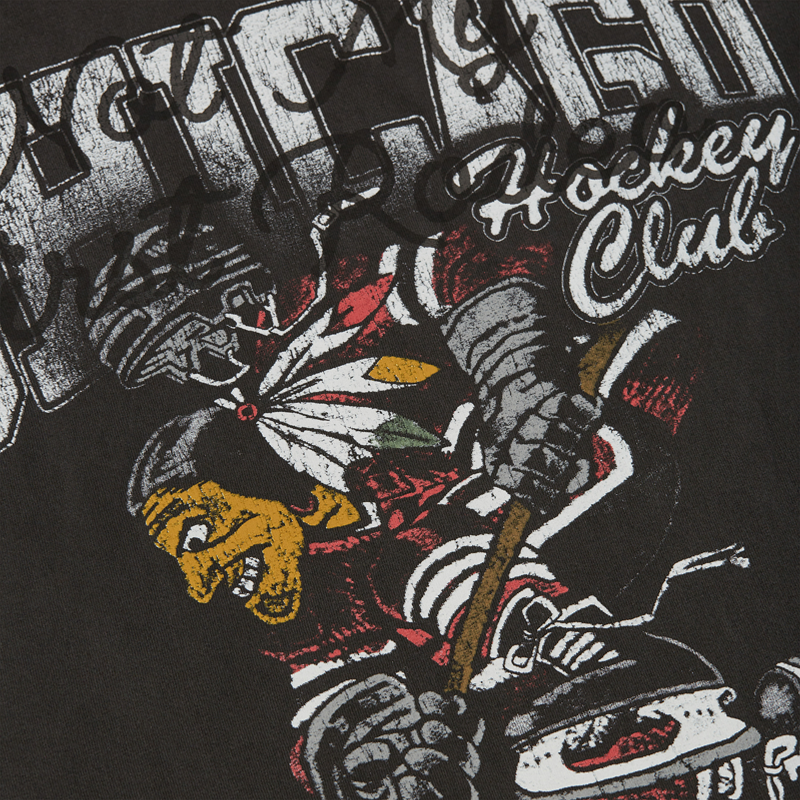 Stevenson Ranch x Chicago "Scooter" Tee (Vintage Black)
