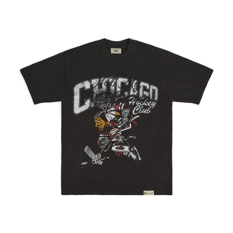 Stevenson Ranch x Chicago "Scooter" Tee (Vintage Black)