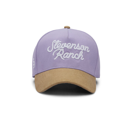 Midtown "Script Logo" Structured Hat (Purple/Tan)
