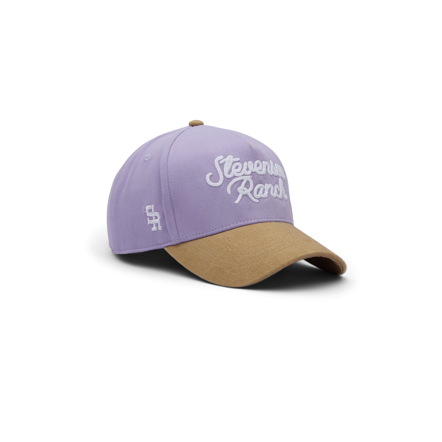 Midtown "Script Logo" Structured Hat (Purple/Tan)