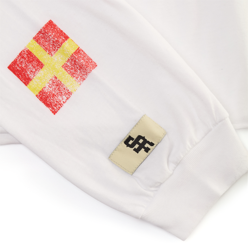 Womens Regatta Cropped Long Sleeve Tee (White)