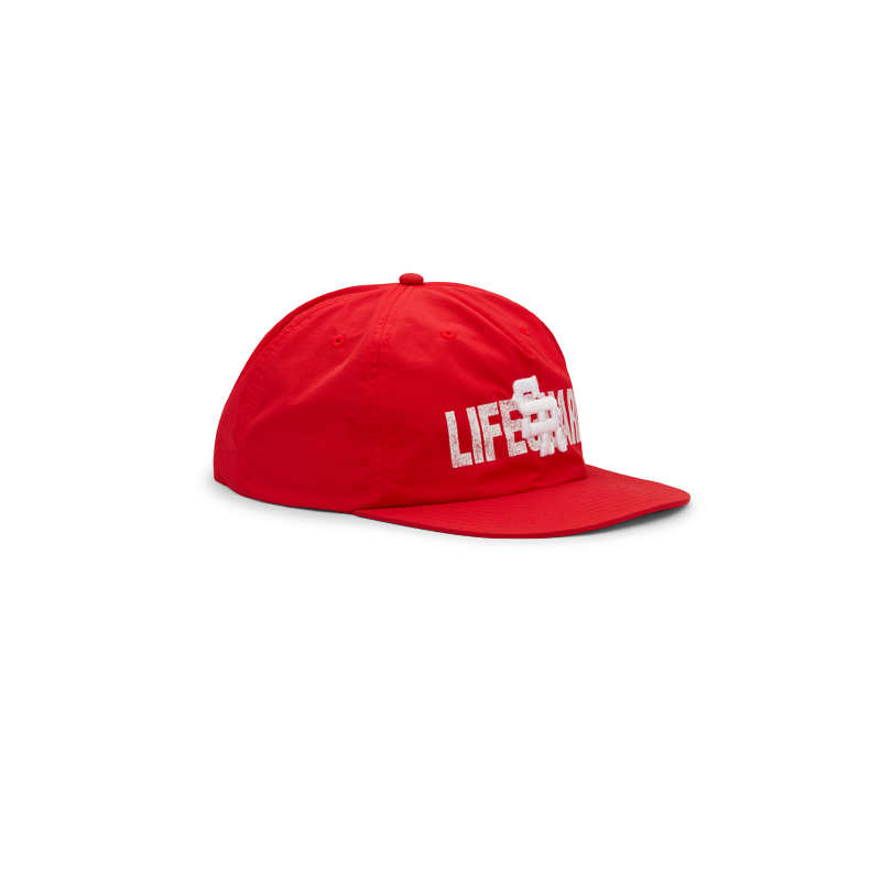 Lifeguard Unstructured Nylon Hat (Red)