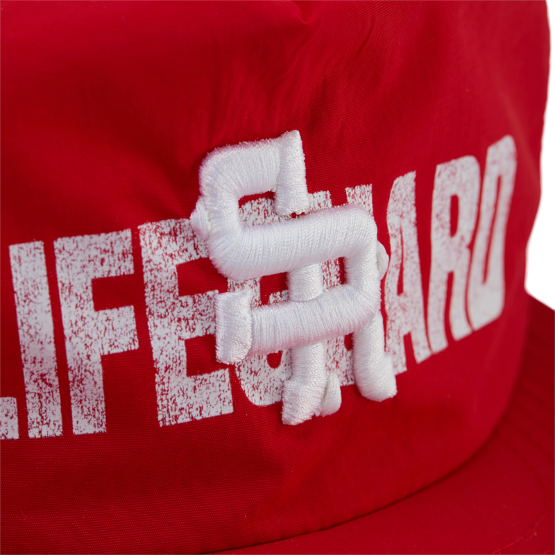 Lifeguard Unstructured Nylon Hat (Red)
