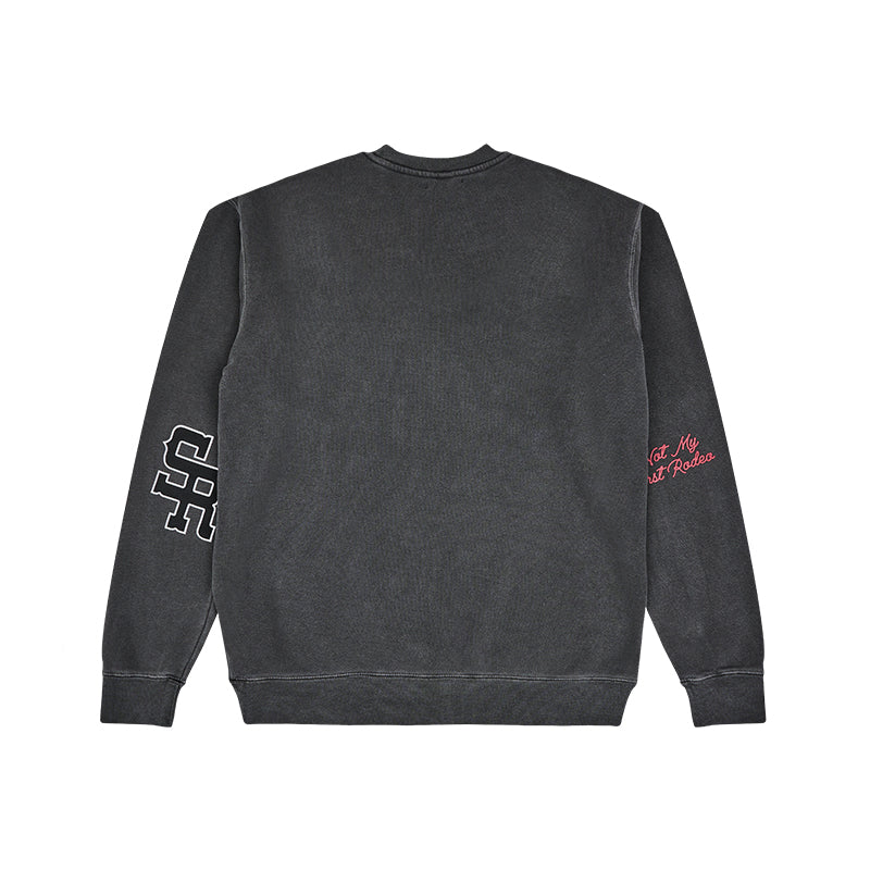 Elbow Print Crewneck (Black)