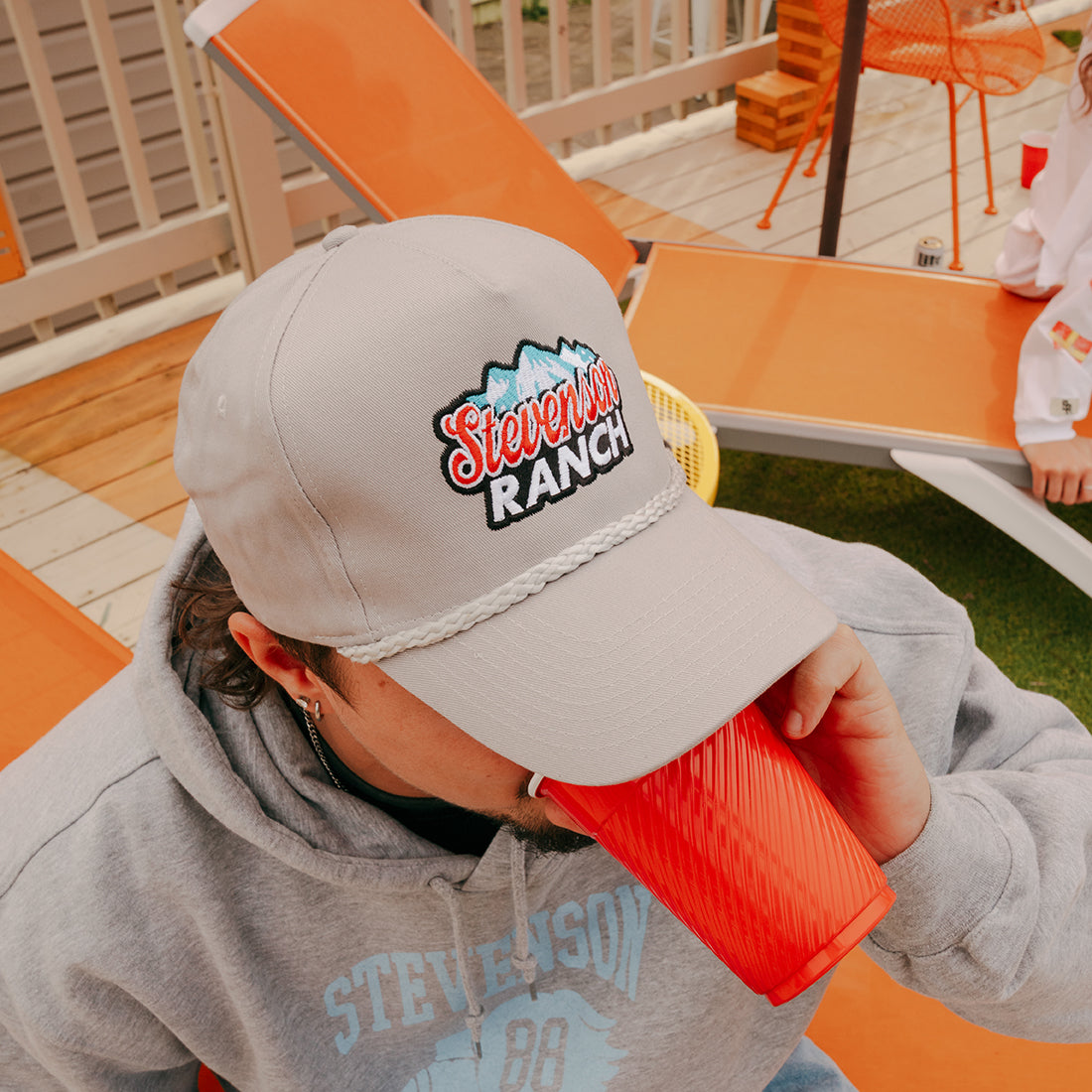 Silver Bullet Structured Rope Hat (Grey)