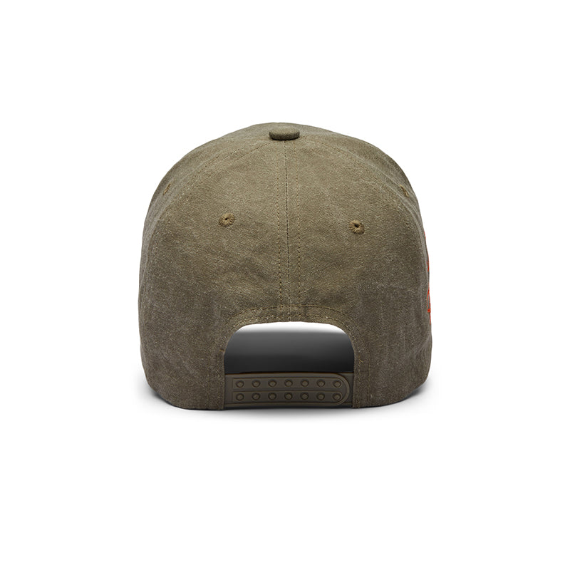 Desert Structured Rope Hat (Grey/Orange)
