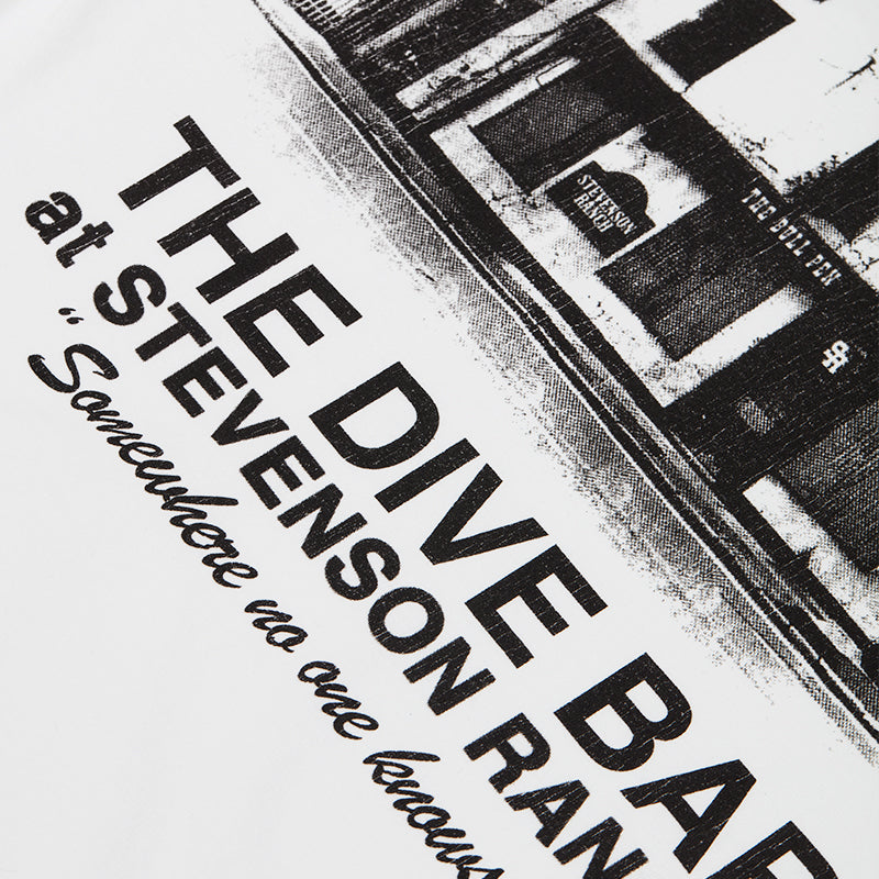 Stevenson Ranch x The Lows Dive Bar Longsleeve Tee (White)