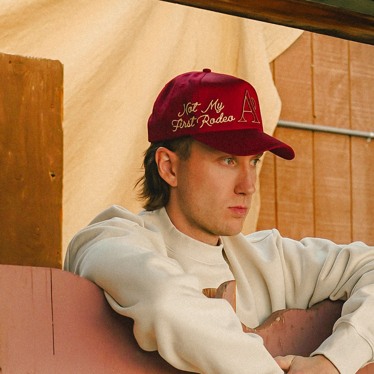 Stevenson Ranch x Coyotes Unstructured Hat (Red)