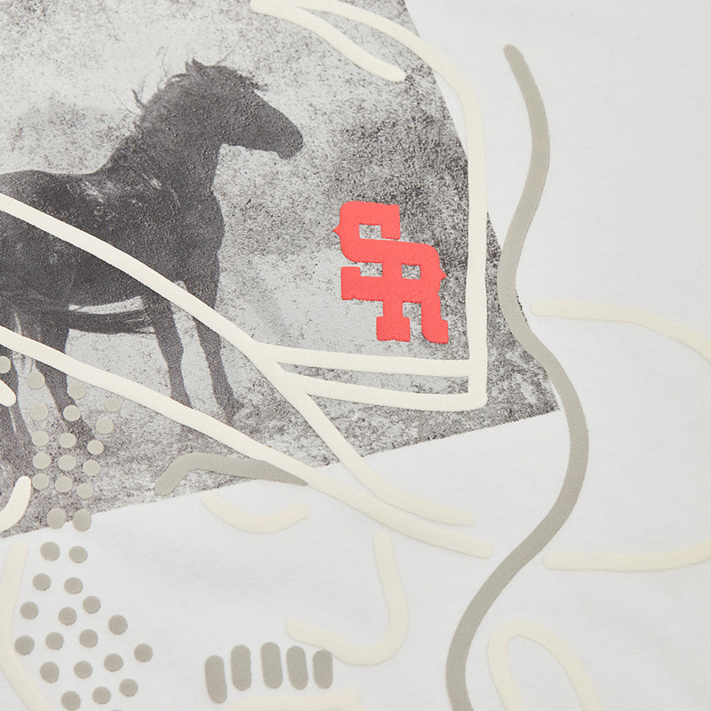 Smoking Cowboy Tee (White)