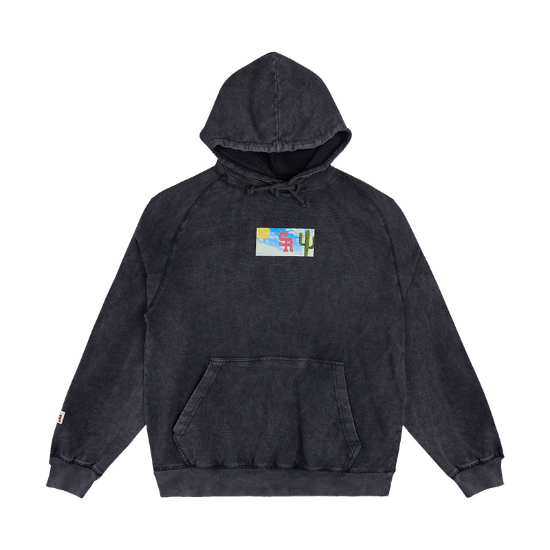 Vintage Washed Sky Hoodie