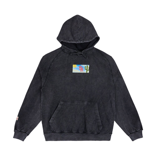 Vintage Washed Sky Hoodie