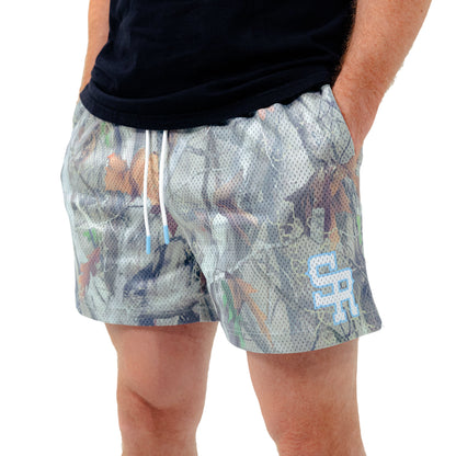 Varsity Mesh Shorts (Washed Camo)
