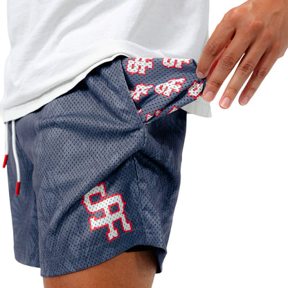 Varsity Mesh Shorts (Midnight Camo)