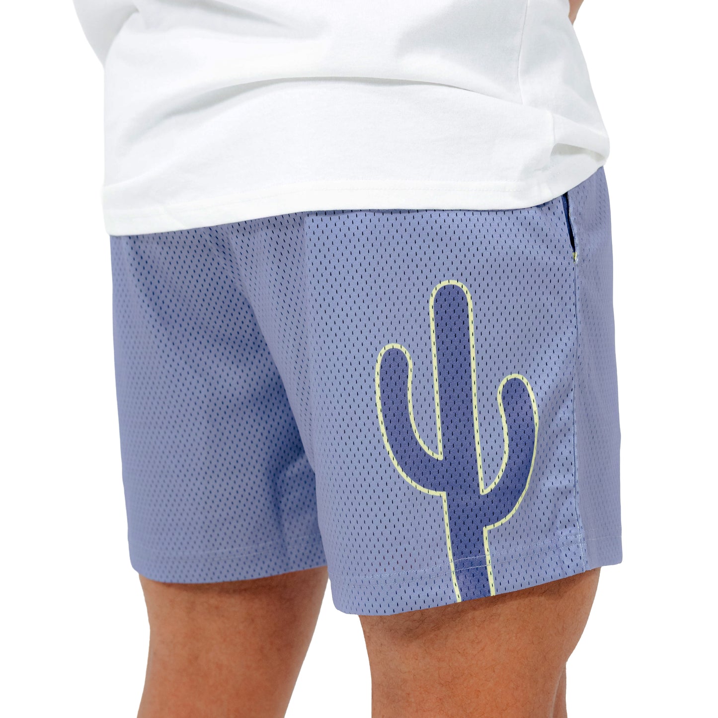 Varsity Mesh Shorts (Slate/Navy)