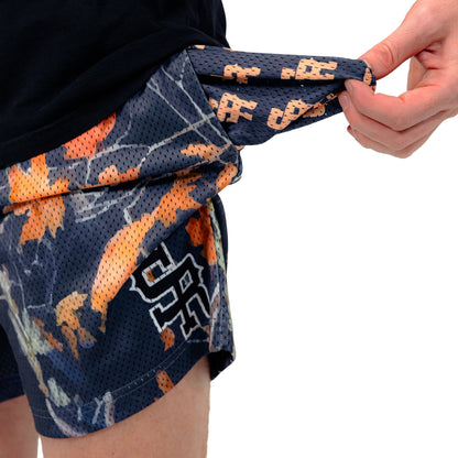 Varsity Mesh Shorts (Forest Camo)