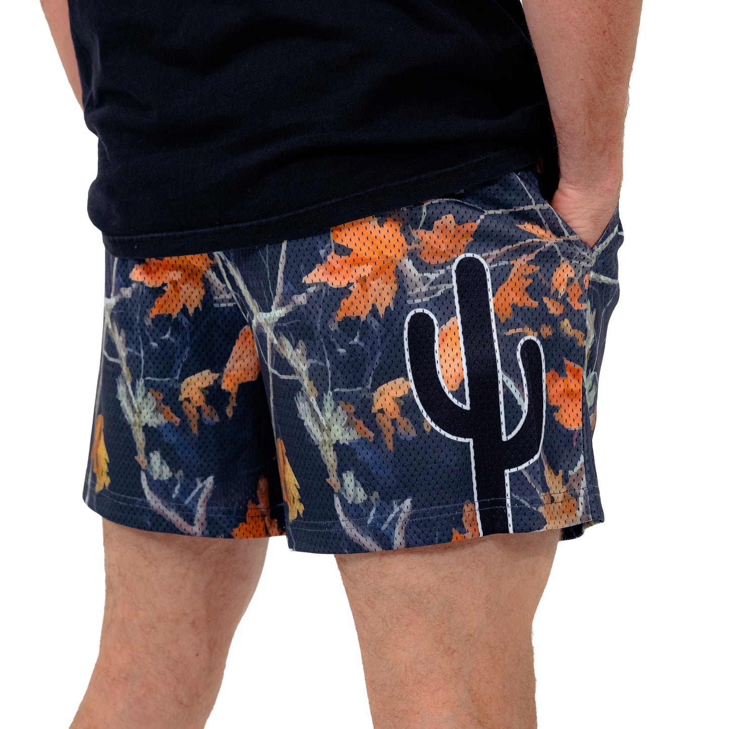 Varsity Mesh Shorts (Forest Camo)