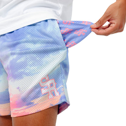 Varsity Mesh Shorts (Cotton Candy)