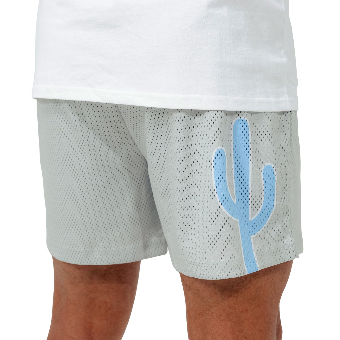 Varsity Mesh Shorts (Grey/Blue)