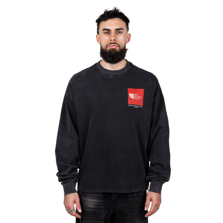 Red Rocks Northface Longsleeve Tee (Vintage Black)