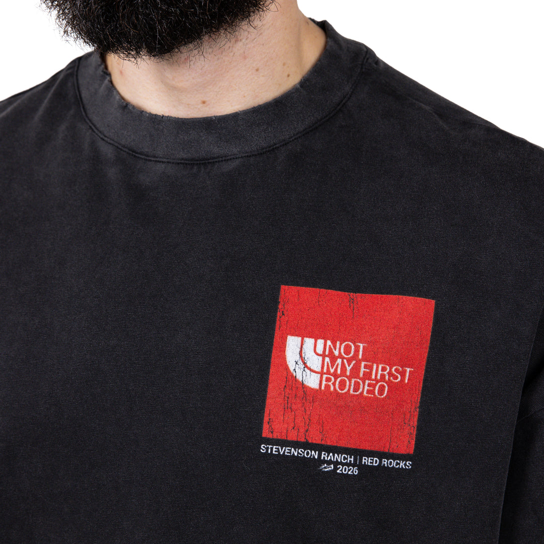 Red Rocks Northface Longsleeve Tee (Vintage Black)