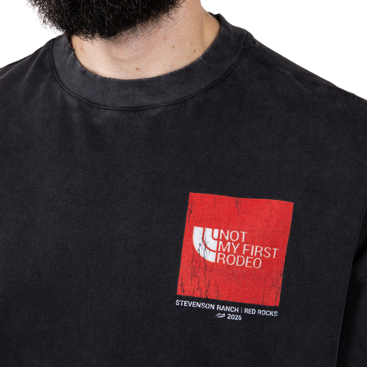 Red Rocks Northface Longsleeve Tee (Vintage Black)