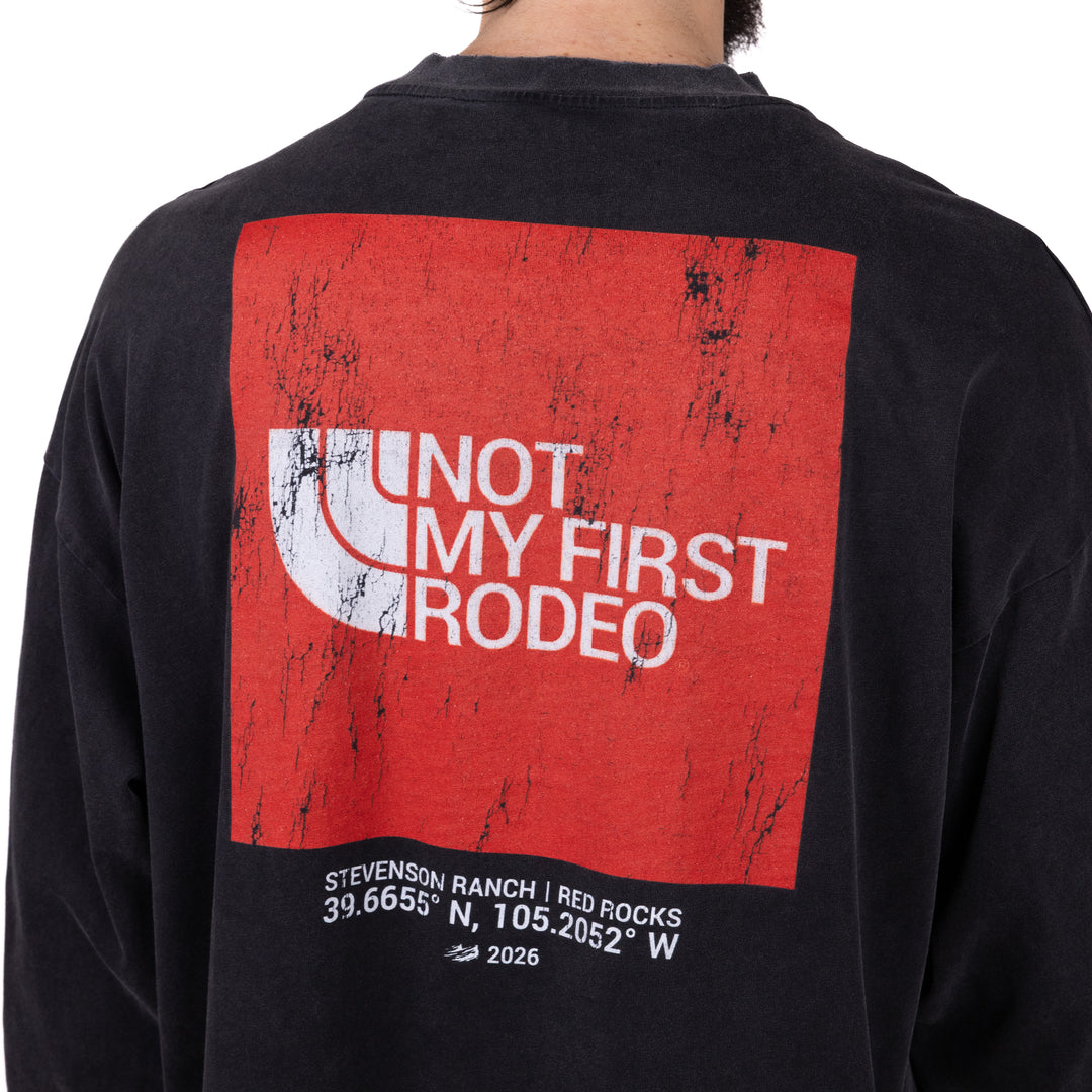 Red Rocks Northface Longsleeve Tee (Vintage Black)