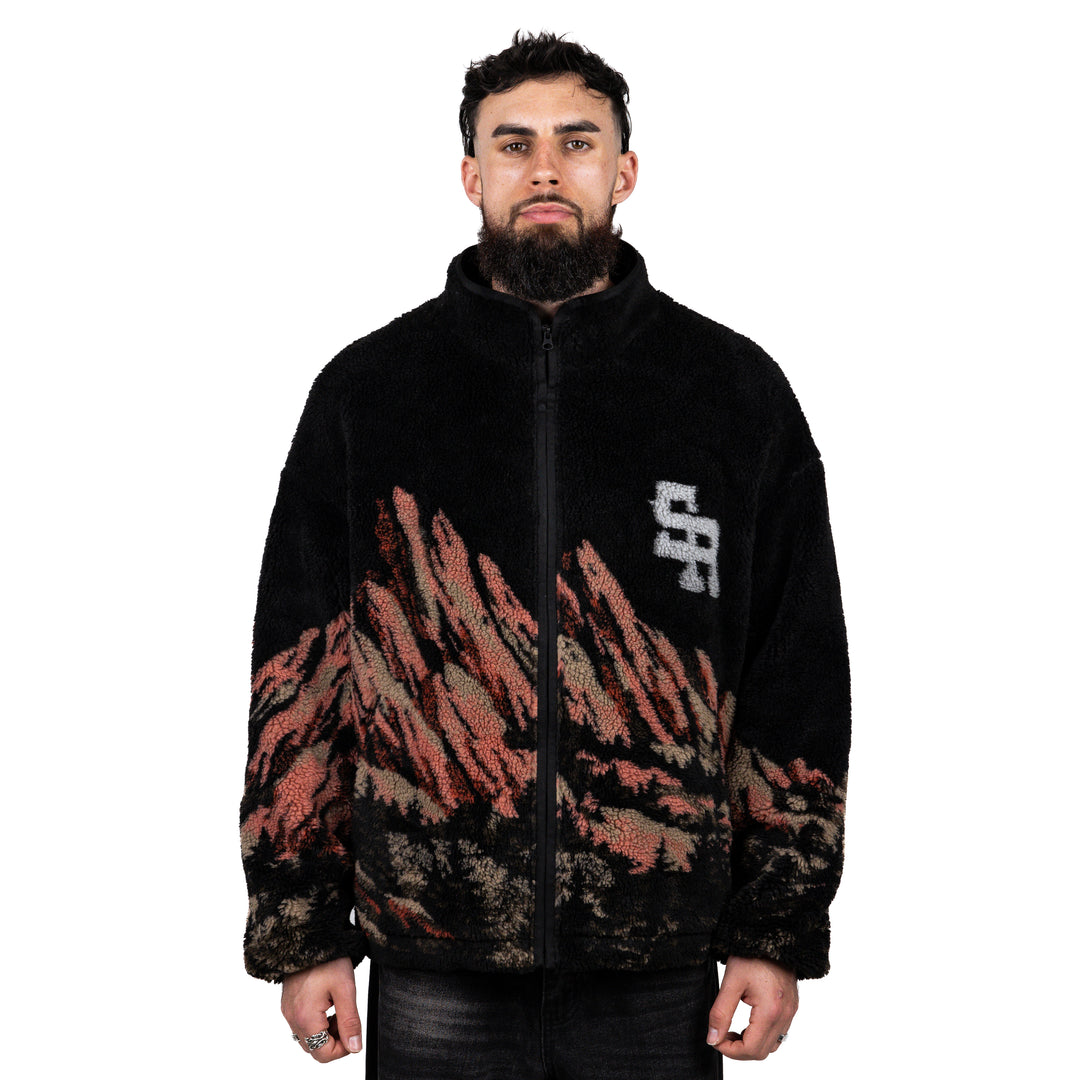 Red Rocks Sherpa Jacket (Black)