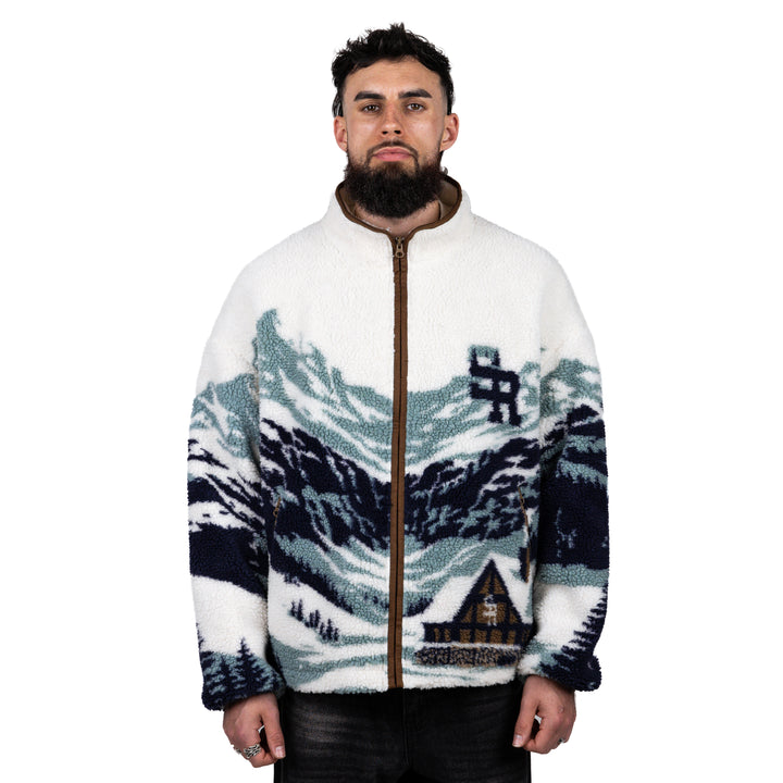 Ski Lodge Sherpa Jacket (Cream)