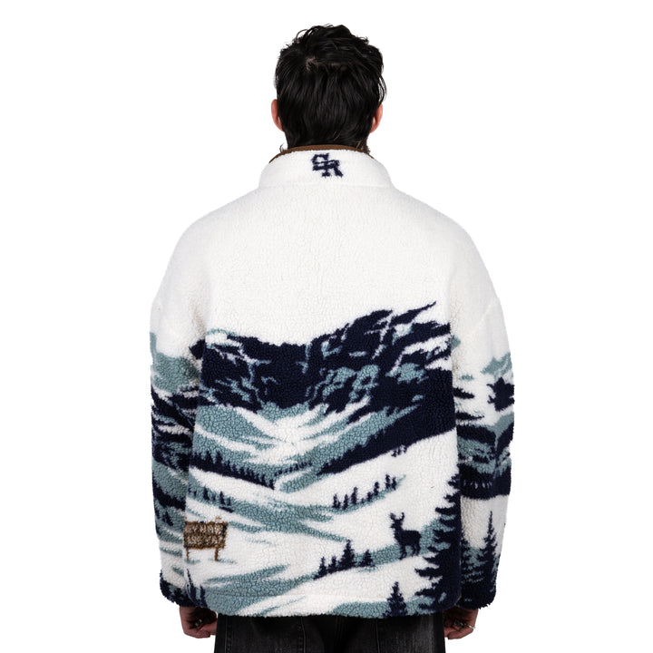 Ski Lodge Sherpa Jacket (Cream)