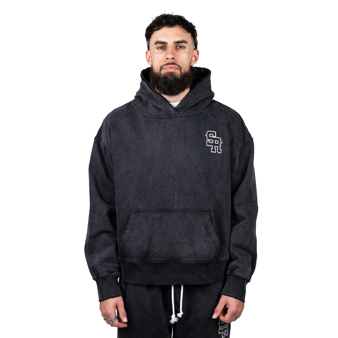 Essential Hoodie (Washed Black)
