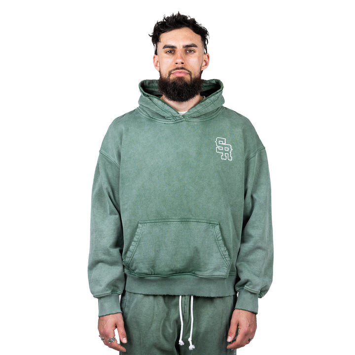 Essential Hoodie (Washed Green)