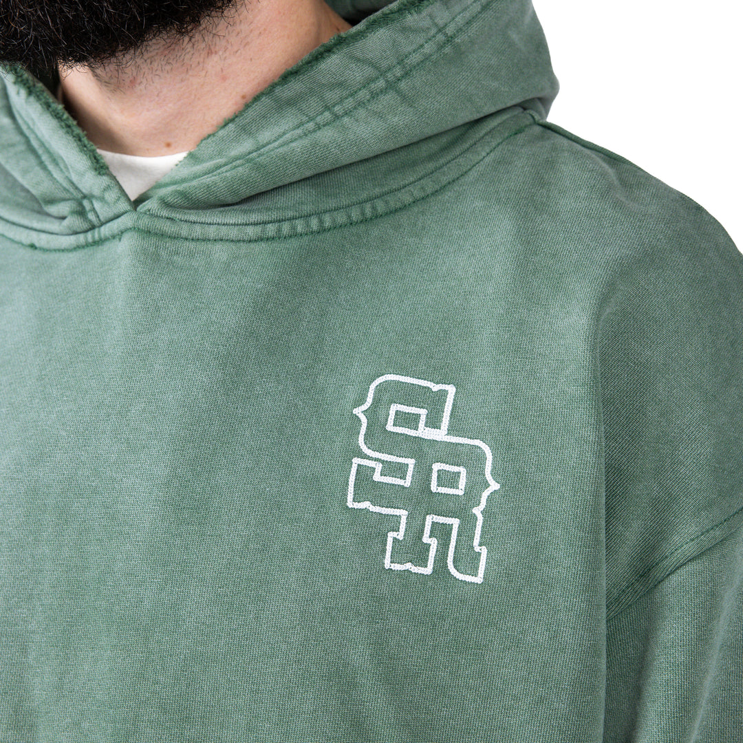 Essential Hoodie (Washed Green)