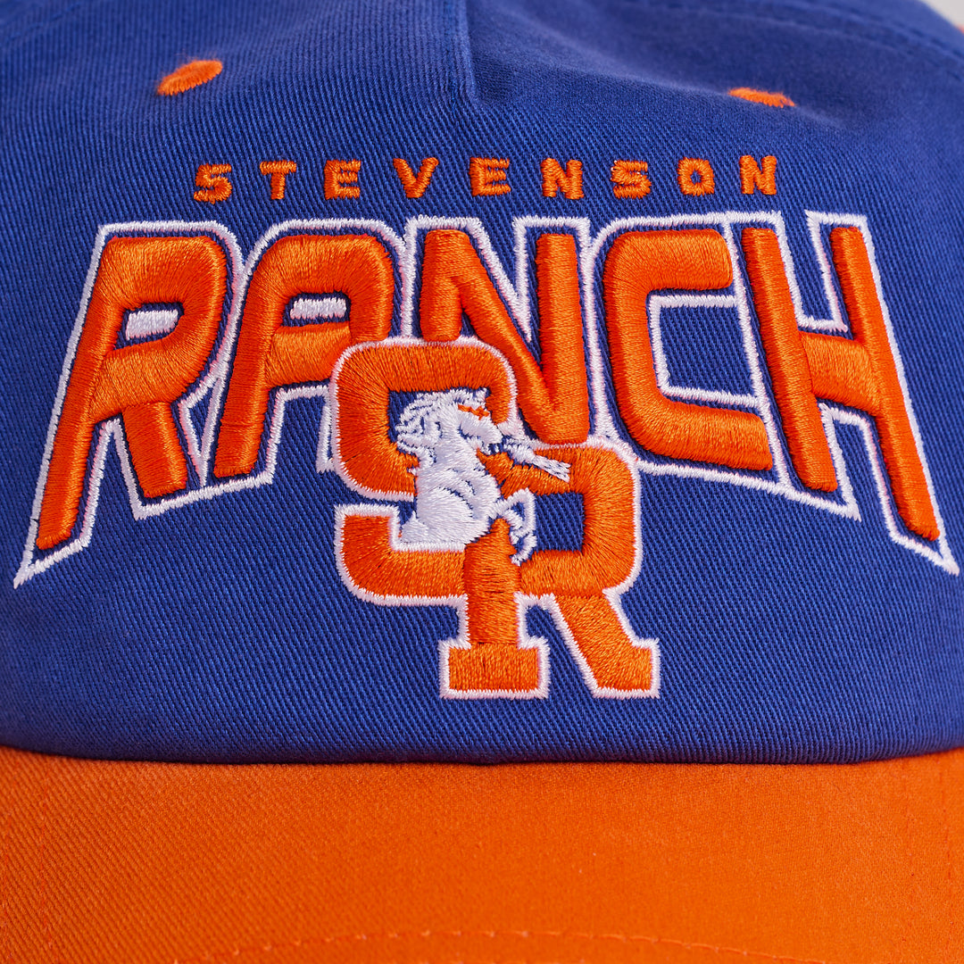 Red Rocks Unstructured Hat (Blue/Orange)