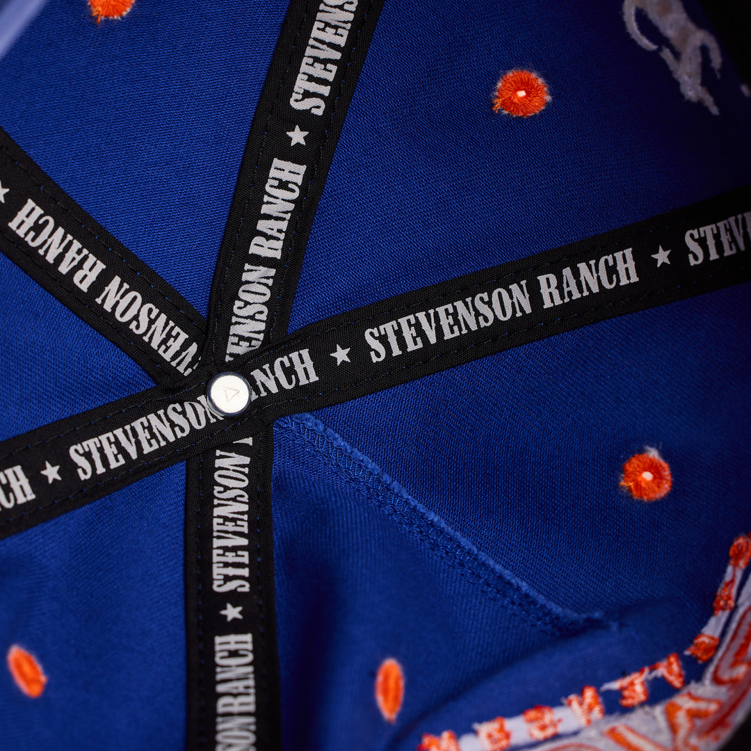 Red Rocks Unstructured Hat (Blue/Orange)