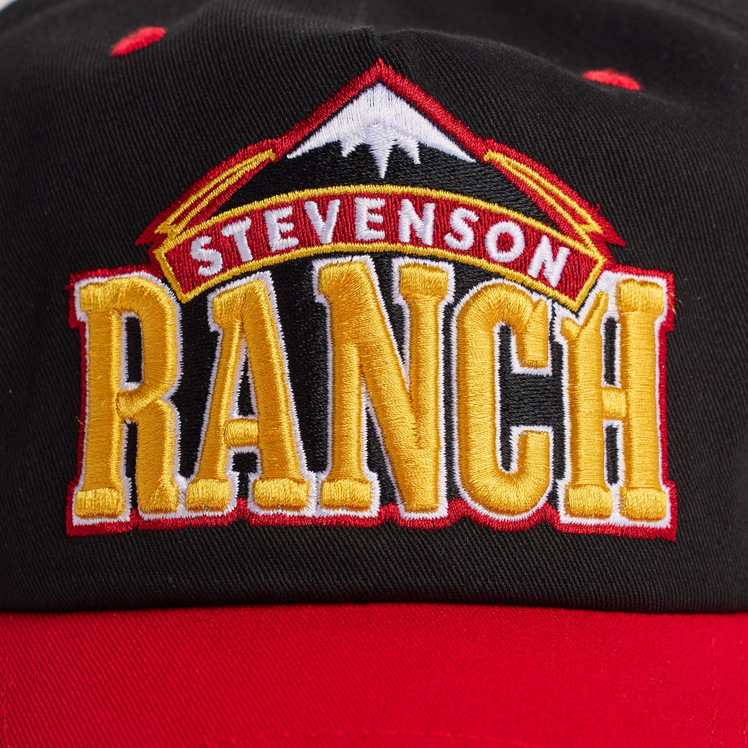 Red Rocks Unstructured Hat (Black/Red)