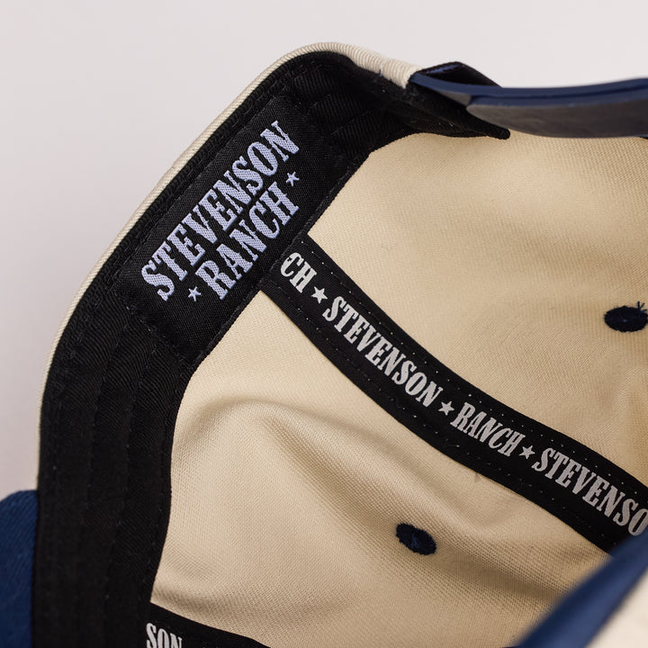 Red Rocks A-Frame Hat (Cream/Blue)